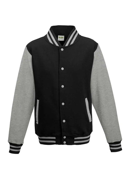 Just Hoods Felpa College Unisex Varsity Jacket