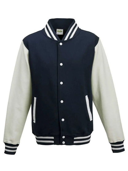 Just Hoods Felpa College Unisex Varsity Jacket
