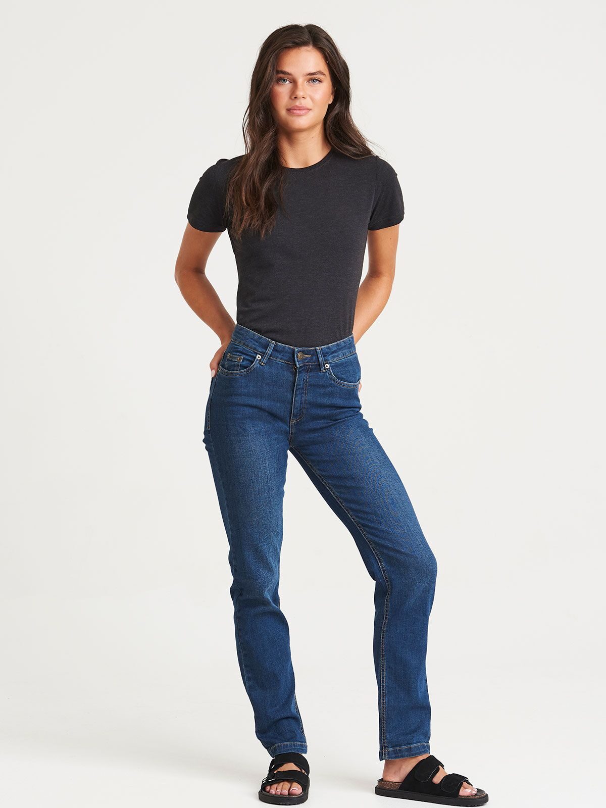 So Denim by AWDis Katy Straight Jeans